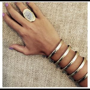 Jennifer Miller Five Bangle Cuff Bracelet